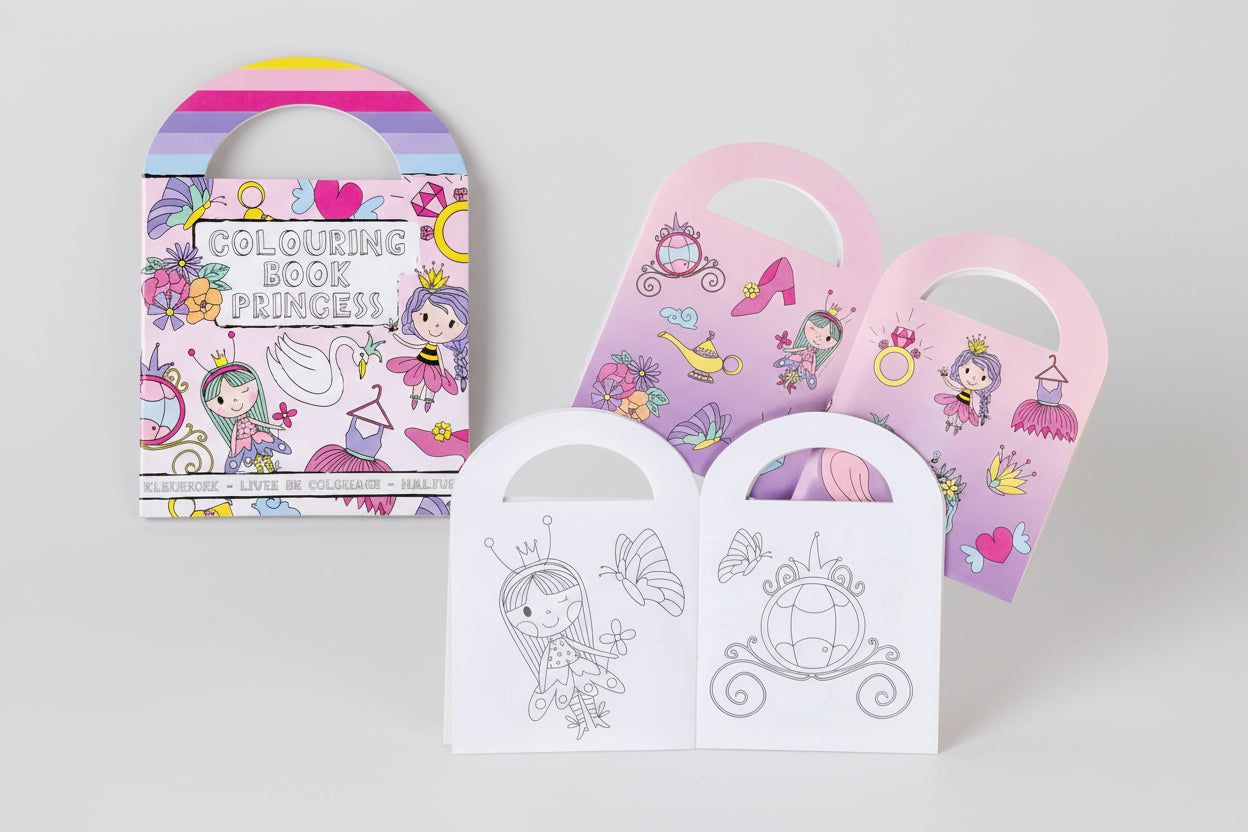 Prinzessin-Sticker-Malbuch